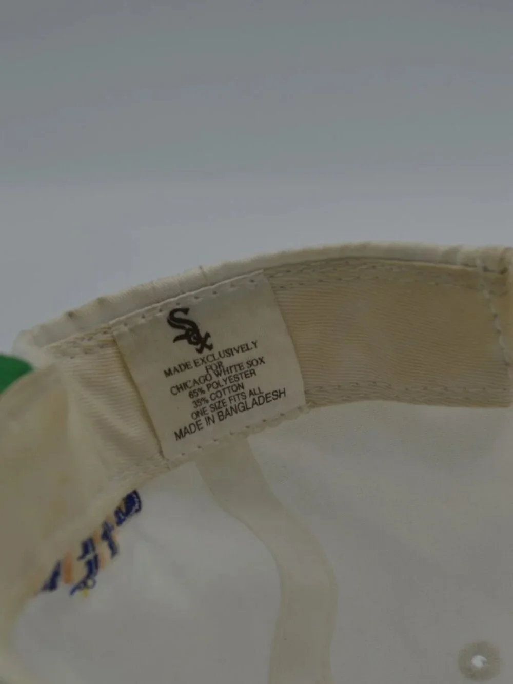 VTG Chicago White Sox Unisex White Cubs Snapback Hat Classic June 16, 1997 OS